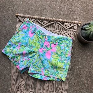Lilly Pulitzer Callahan Flower Print Shorts Size 2